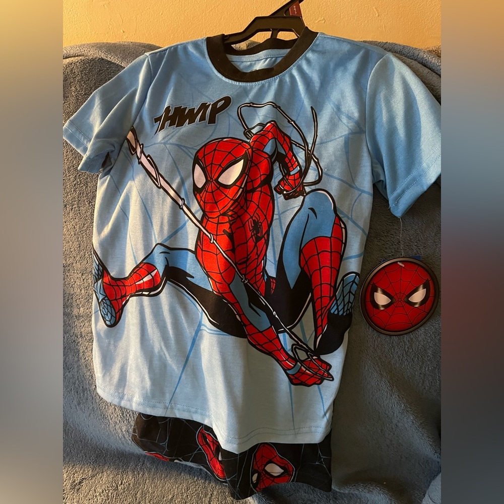 Marvel Spider-Man Kids Short PJ set NWT
